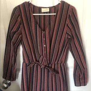 Striped Wide-Leg Jumpsuit